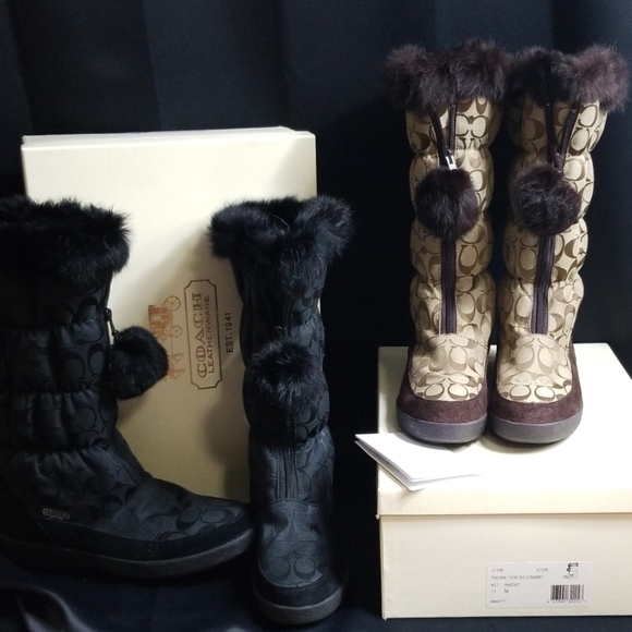 Coach Theona size 11 Black - Picture 5 of 8